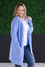 Madison Cozy Cardigan - Blue