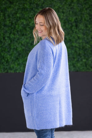 Madison Cozy Cardigan - Blue