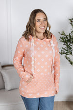 Hailey Pullover Hoodie - Coral Floral