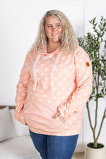 Hailey Pullover Hoodie - Coral Floral
