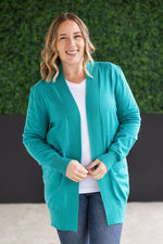 High Pocket Cardigan - Teal