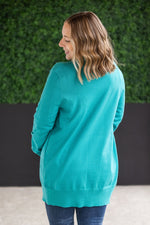 High Pocket Cardigan - Teal