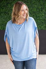 Darcy Dolman Top - Sky Blue