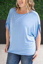 Darcy Dolman Top - Sky Blue