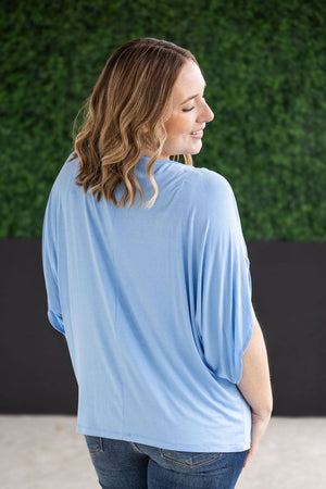 Darcy Dolman Top - Sky Blue