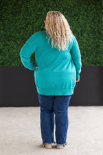 High Pocket Cardigan - Teal