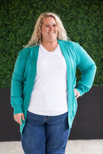 High Pocket Cardigan - Teal