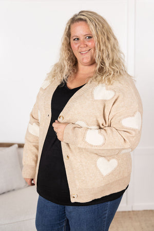 Sweetheart Cardigan - Tan