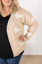 Sweetheart Cardigan - Tan