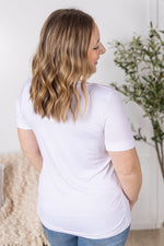 Sophie Pocket Tee - White