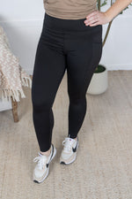 Women's Athleisure Leggings - Black
