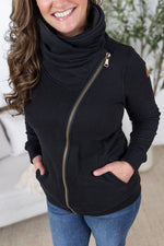 Quinn ZipUp Cowl - Black