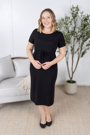 Gracelynn Midi Dress - Black