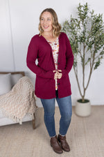 Cori Cardigan - Burgundy