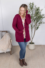 Cori Cardigan - Burgundy