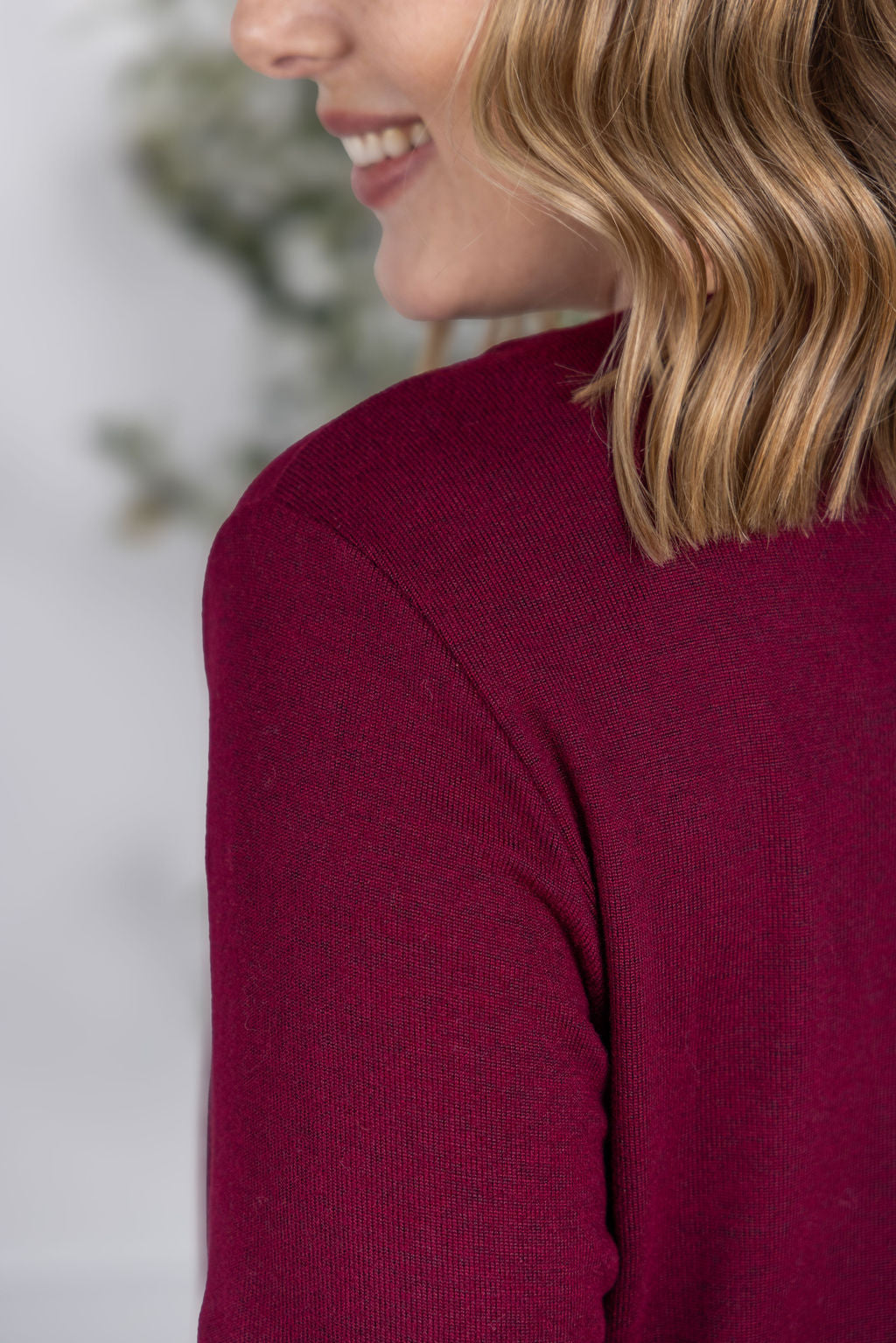 Cori Cardigan - Burgundy