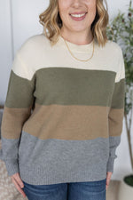 Colorblock Sweater - Neutral Mix