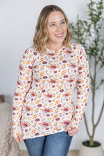 Blair Long Sleeve Top - Autumn Floral