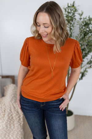 Katie Cozy Top - Pumpkin