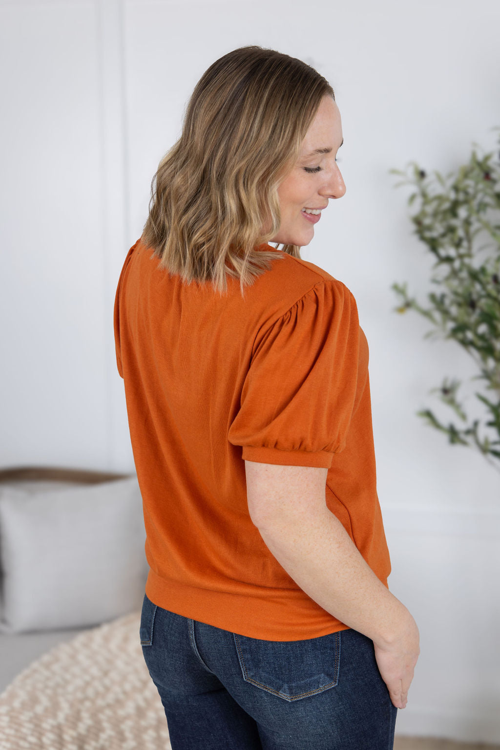 Katie Cozy Top - Pumpkin