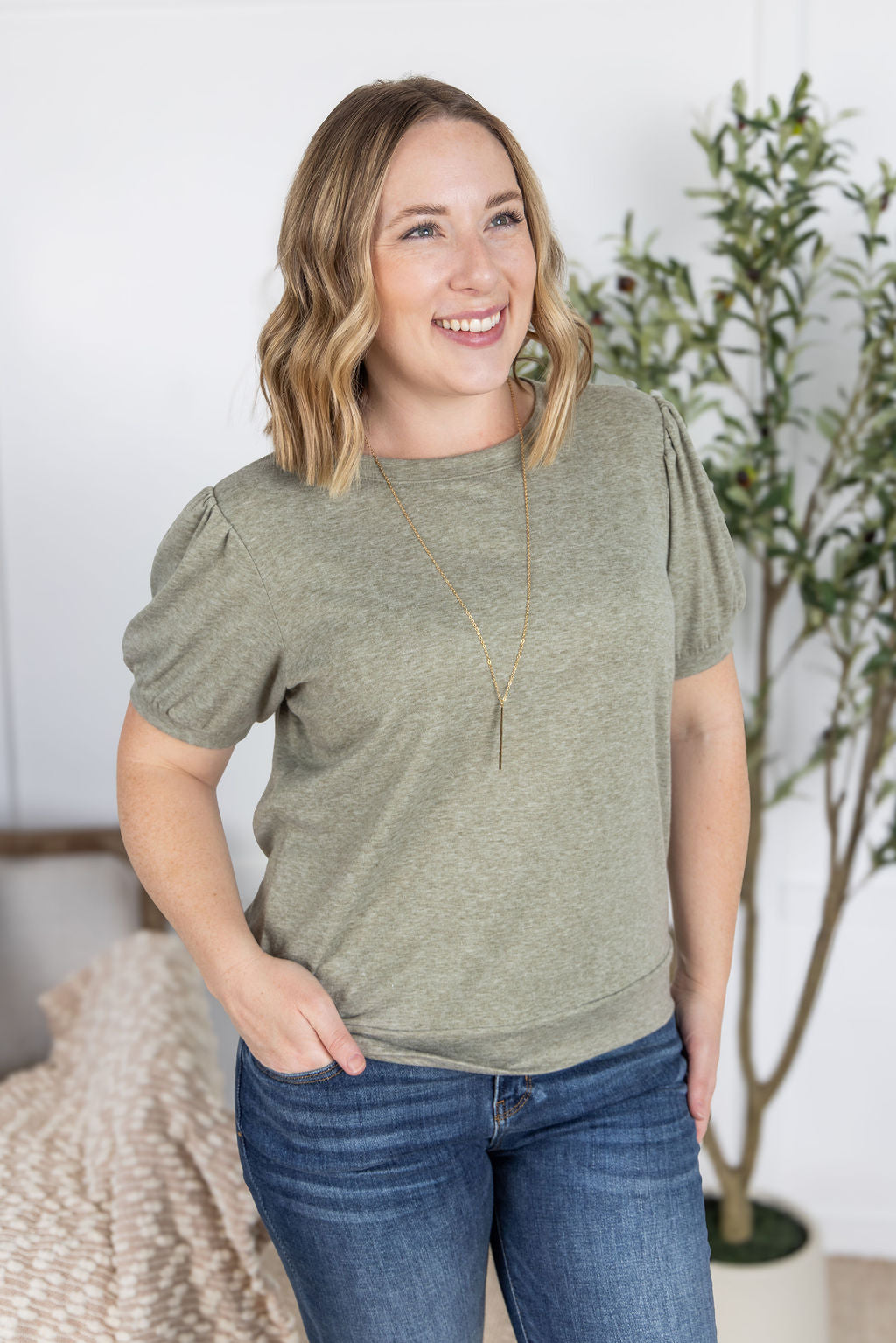 Katie Cozy Top - Sage