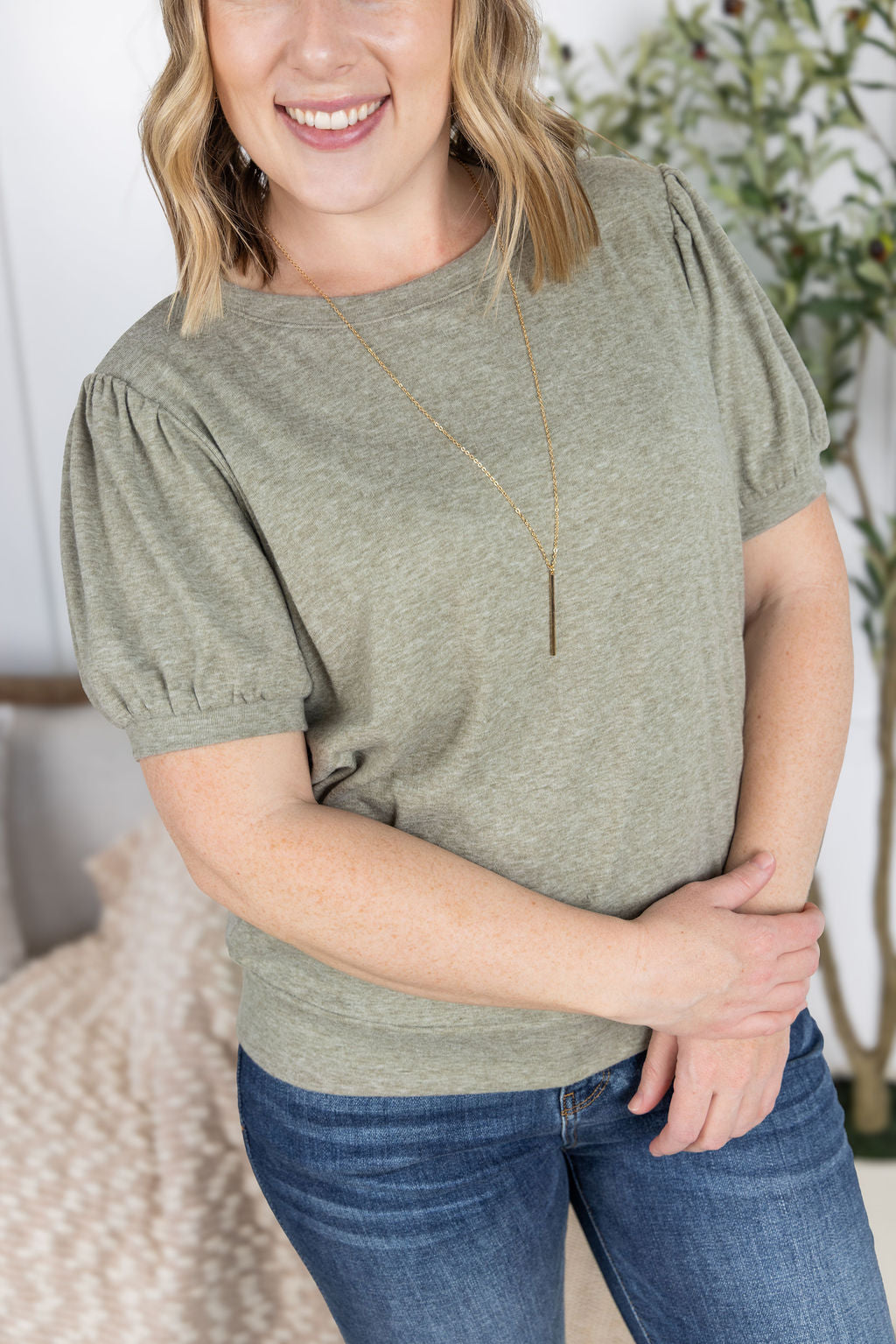 Katie Cozy Top - Sage