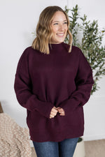 Aurora Cozy Sweater - Burgundy