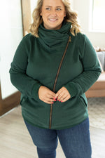 Quinn ZipUp Cowl - Evergreen