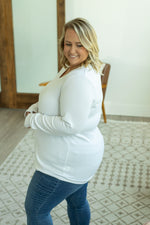 Leah Long Sleeve Top - White