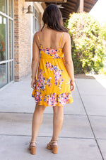 Rory Ruffle Dress - Golden Floral