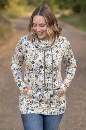 Soft Funnel Neck - Boho Olive Floral