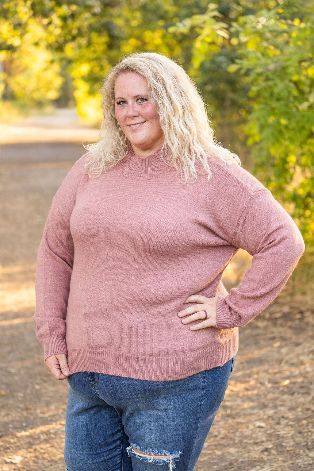 Molly Sweater - Mauve