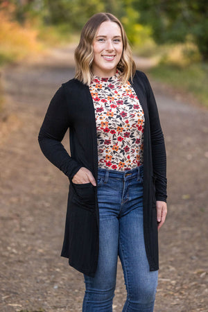 Blair Long Sleeve Top - Red Floral