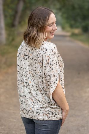 Darcy Dolman - Tan Micro Floral