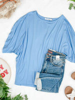 Darcy Dolman Top - Sky Blue