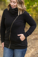 Quinn ZipUp Cowl - Black