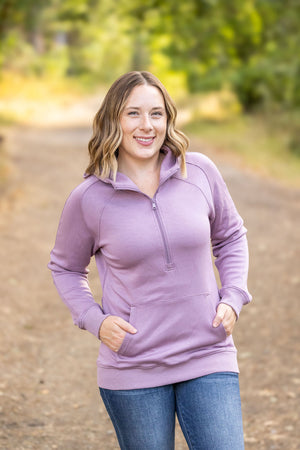 Scuba HalfZip Hoodie - Lavender