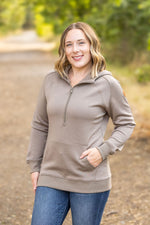 Scuba HalfZip Hoodie - Mocha