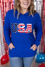 Corrine Hoodie - Royal Blue USA