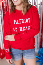 Corrine Embroidered Pullover Top - Patriot at Heart