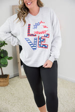 Love Stars & Stripes Crew