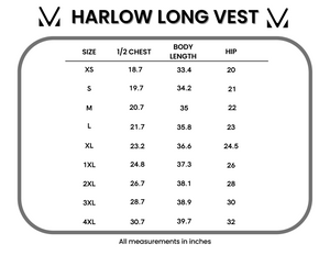 Harlow Long Vest - Latte