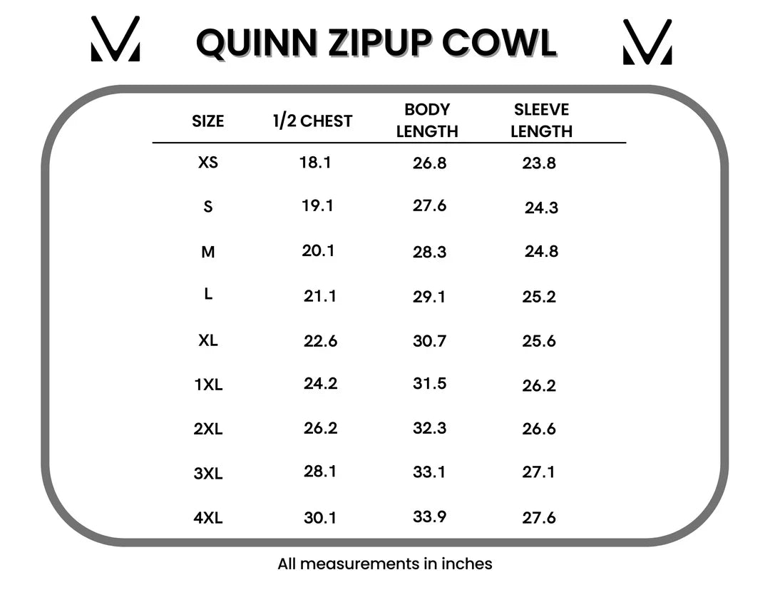 Quinn ZipUp Cowl - Charcoal
