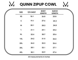 Quinn ZipUp Cowl - Black