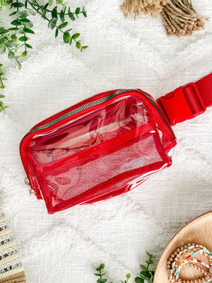 Clear Bag - Red