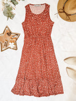 Bailey Dress - Rust Floral