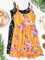 Rory Ruffle Dress - Golden Floral