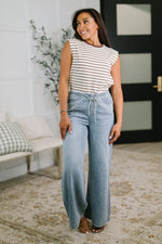 Monica High Waist Palazzo Featherweight with Drawcord