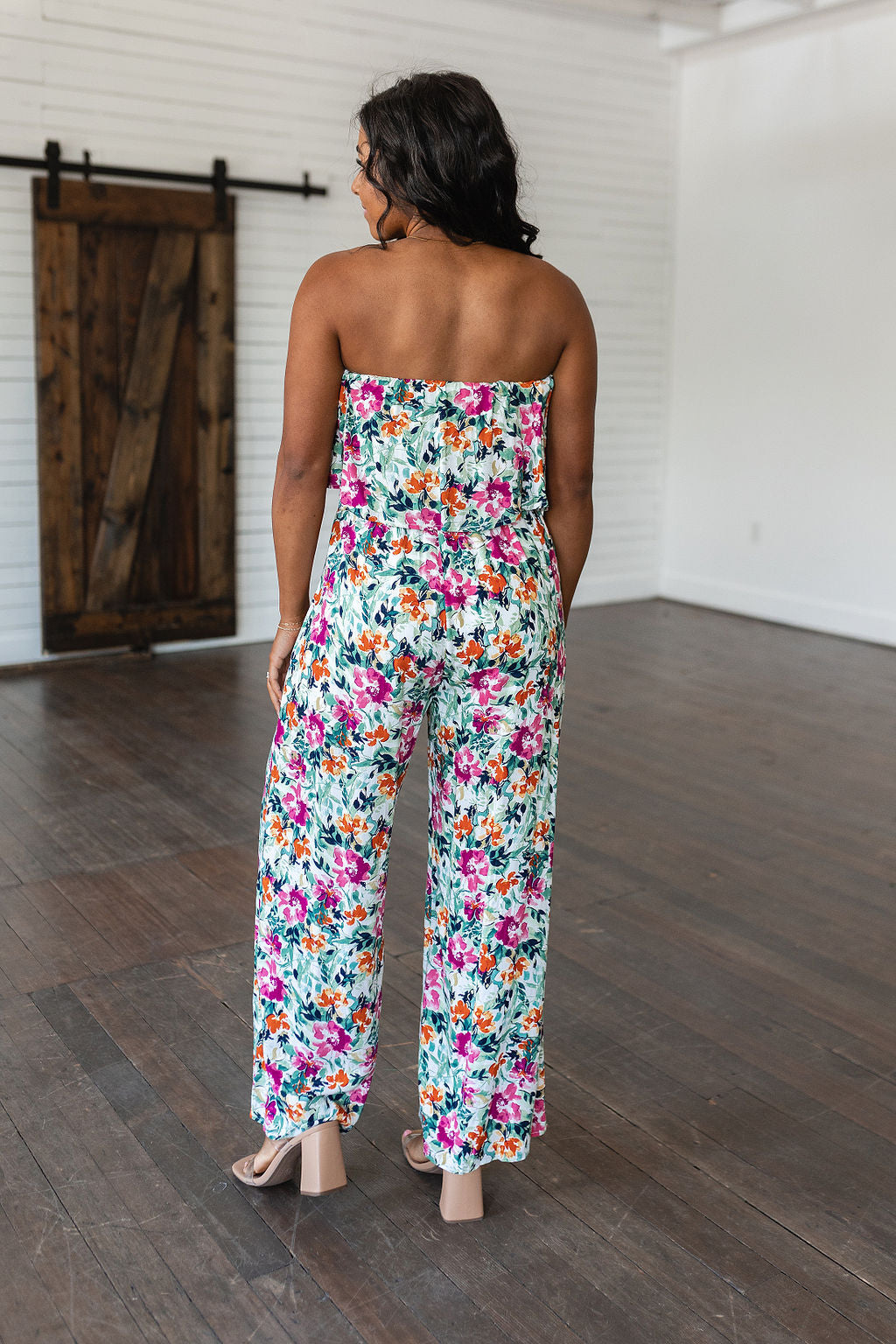 Life of the Party Floral Jumpsuit in Green