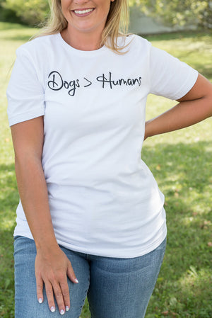 Dogs Over Humans Graphic Tee